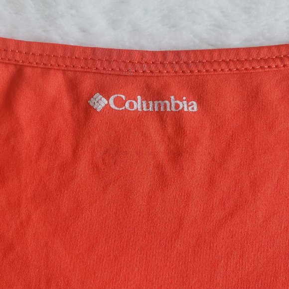 COLUMBIA V Neck Sleeveless Polyester Active Red Tank Top SZ L - Picture 12 of 17